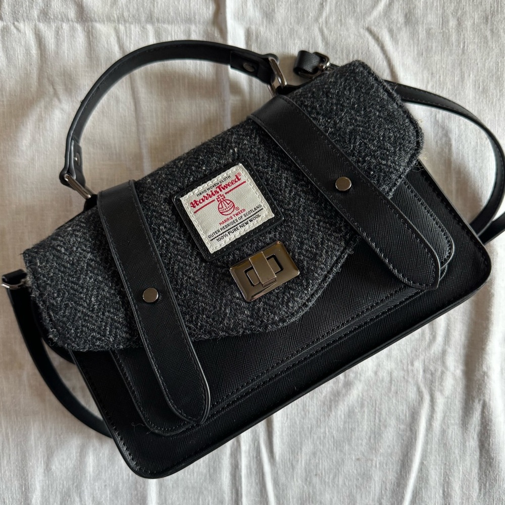Harris Tweed Satchel Purse